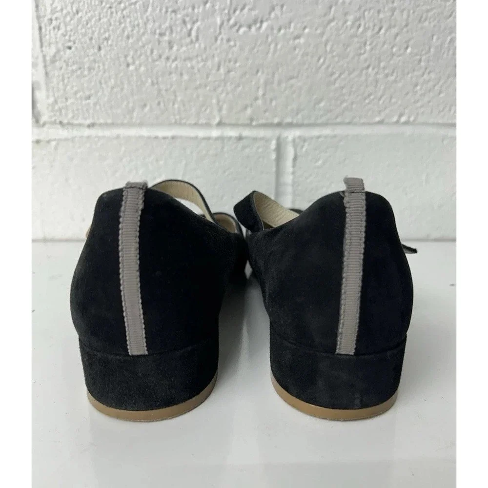 Boden Rosabel Black Suede Pointy Toe Low Heels‎ / Women's 40 US 9